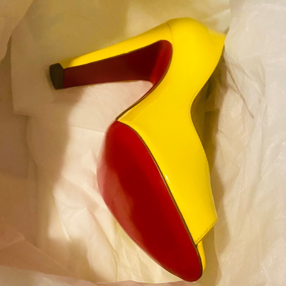 Yellow heels